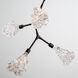 Blossom LED 31.8 inch Novel Brass Chandelier Ceiling Light in 2700K LED, Modern Vine