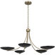 Palmela 5 Light Champagne Bronze Chandelier Ceiling Light