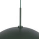 Kirby Pendant Ceiling Light in Pine Green