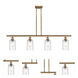 Ballston Candor LED 48 inch Brushed Brass Island Light Ceiling Light, Ballston