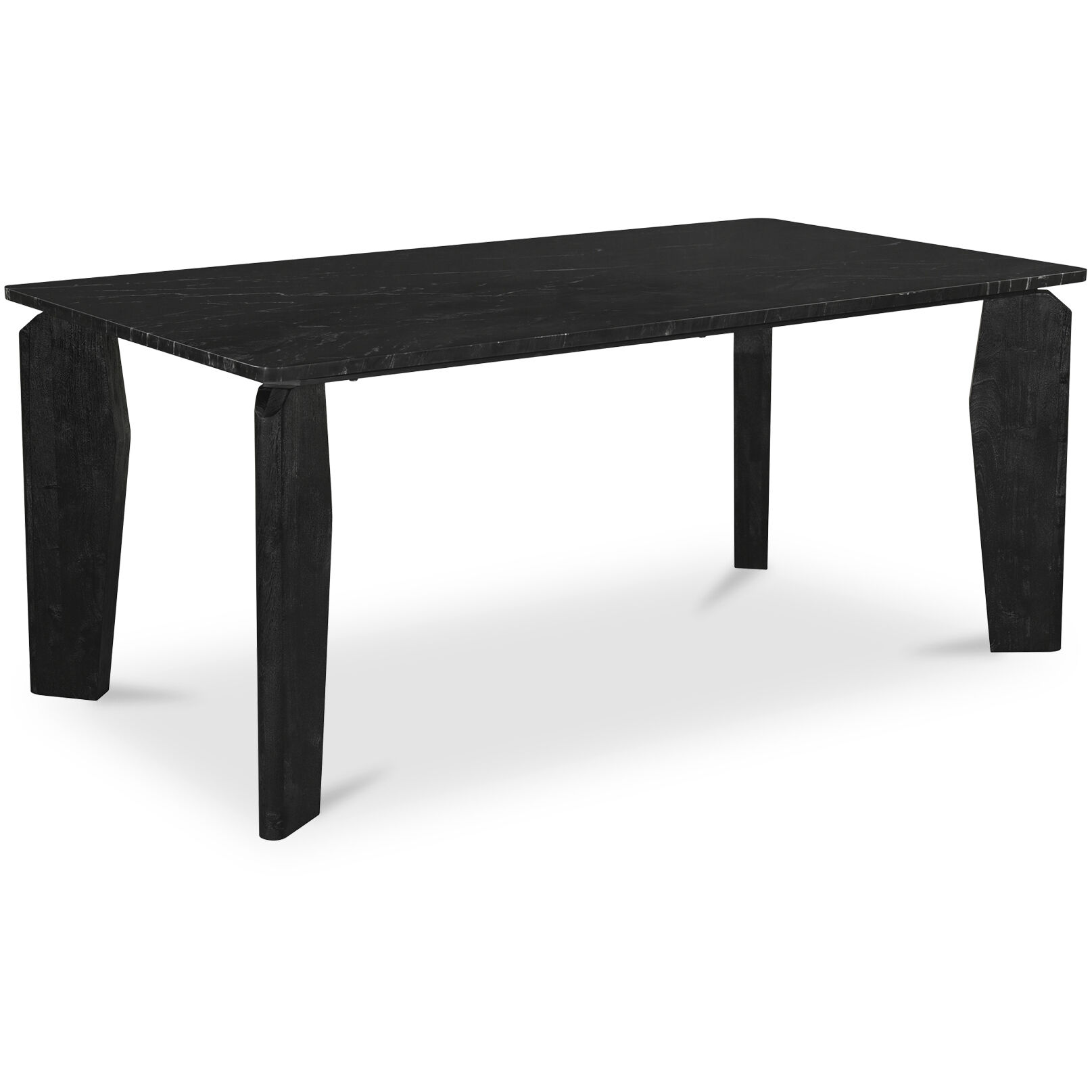 Satona 72 X 39 inch Black Dining Table
