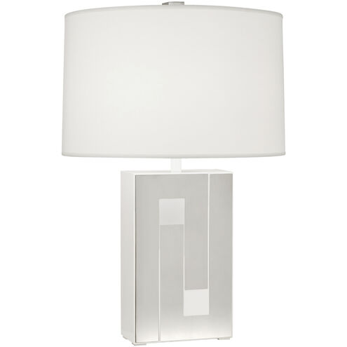 Blox 28.25 inch 150.00 watt White Wood Table Lamp Portable Light