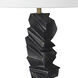 Gallerie 29 inch 150.00 watt Blacken Zinc Table Lamp Portable Light