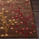 Athena 96 X 96 inch Brown/Burgandy/Dark Brown Handmade Rug in 8 Ft Square, Square