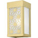 Berkeley 1 Light 8.5 inch Satin Gold Outdoor ADA Small Sconce, Small