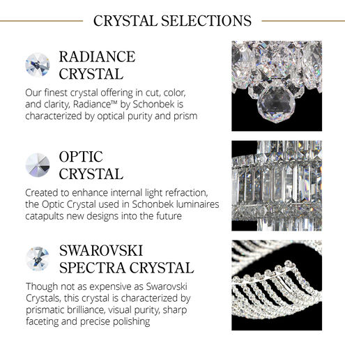 Petit Crystal 5 Light 14 inch Polished Silver Flush Mount Ceiling Light in Spectra
