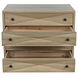 Diamond Washed Walnut Chest