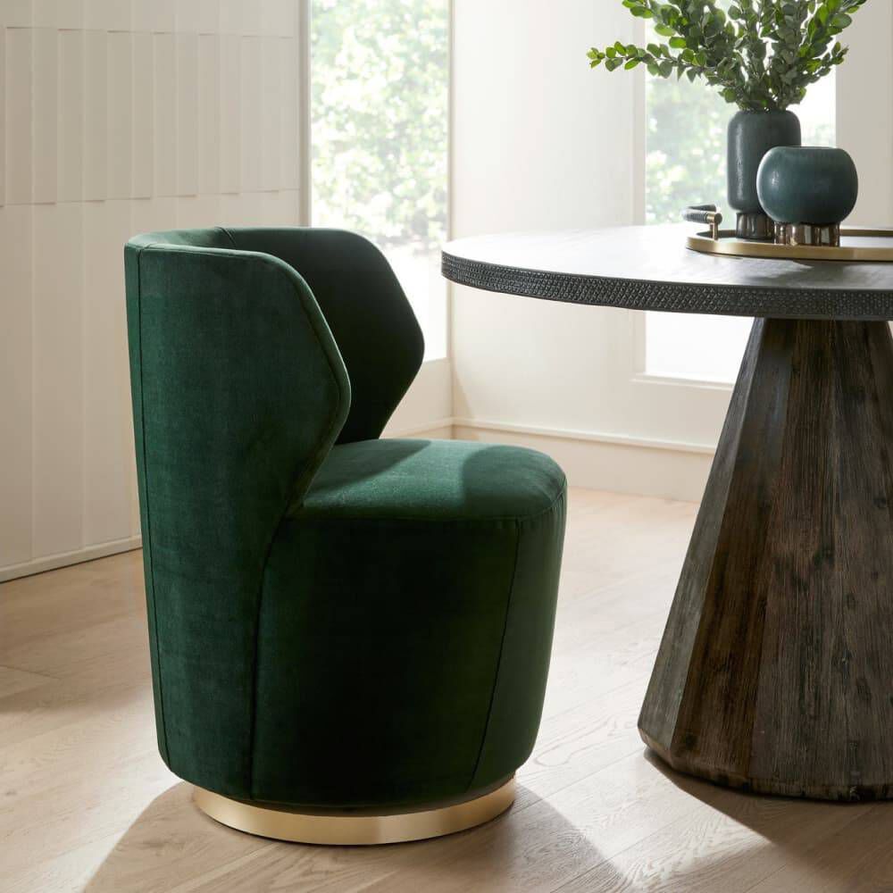 Poppy Forest and Champagne Chair