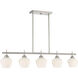 Camrin 5 Light 40 inch Brushed Nickel Island Light Ceiling Light