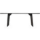 Esprit 90 X 40 inch Matte Black Dining Table