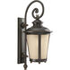 Cape May 1 Light 26.25 inch Burled Iron Outdoor Wall Lantern, Large