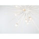 Bessel 15 Light 30 inch Sand White Pendant Ceiling Light