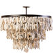 Lowcountry 12 Light Darkened Bronze Chandelier Ceiling Light