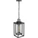 McDonough 1 Light 8 inch Powder Coated Black Outdoor Hanging Lantern