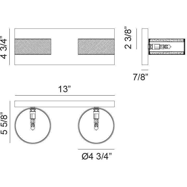 Weatherton 2 Light 13 inch Champagne Gold Wall Sconce Wall Light