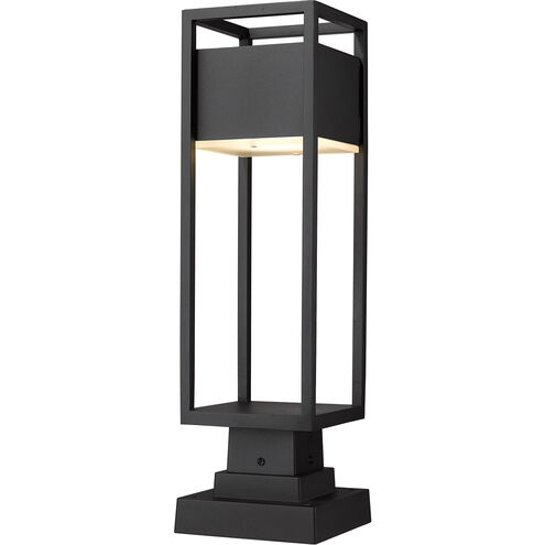 Barwick LED 22 inch Black Outdoor Pier Mounted Fixture