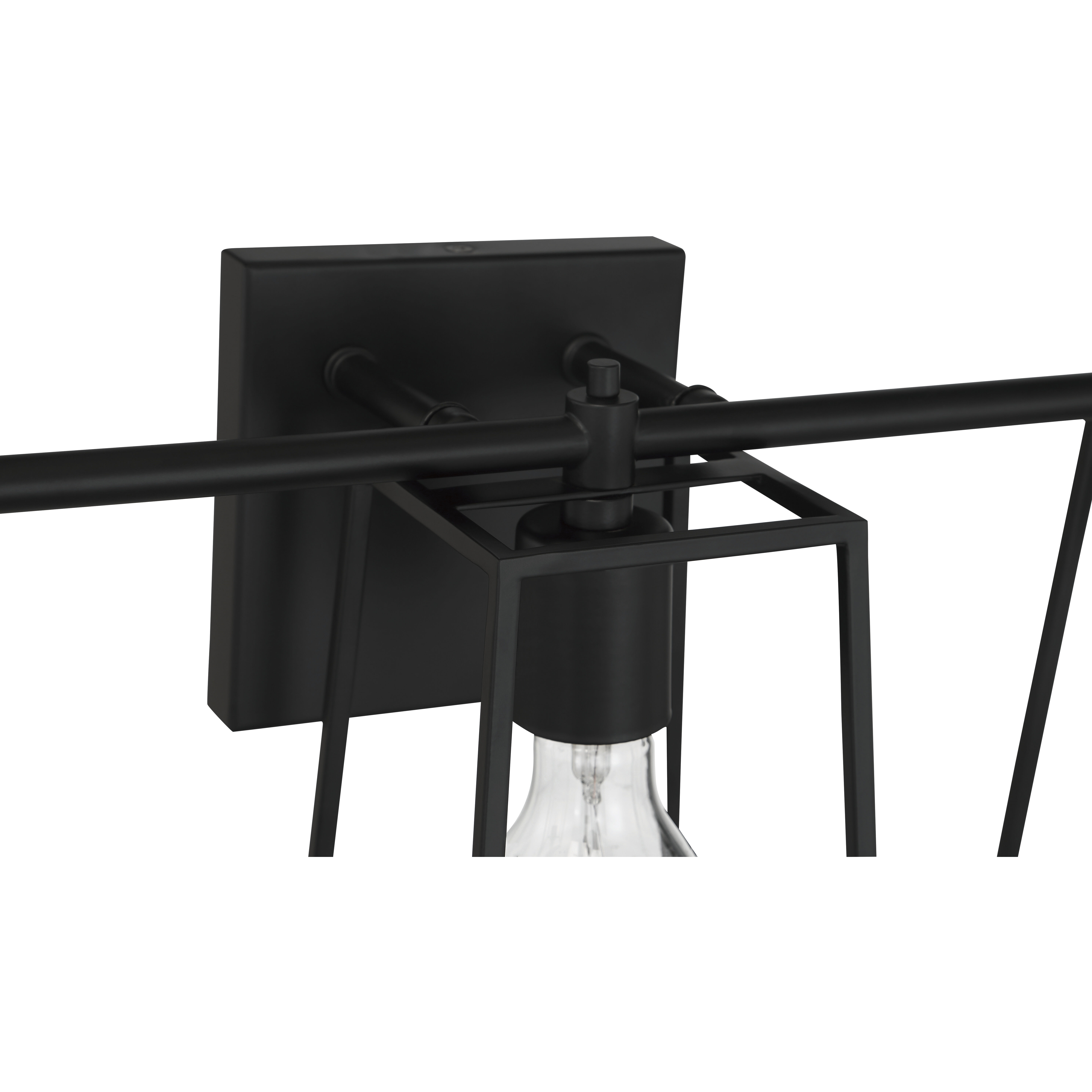 Dunn 3 Light 23 inch Flat Black Vanity Light Wall Light