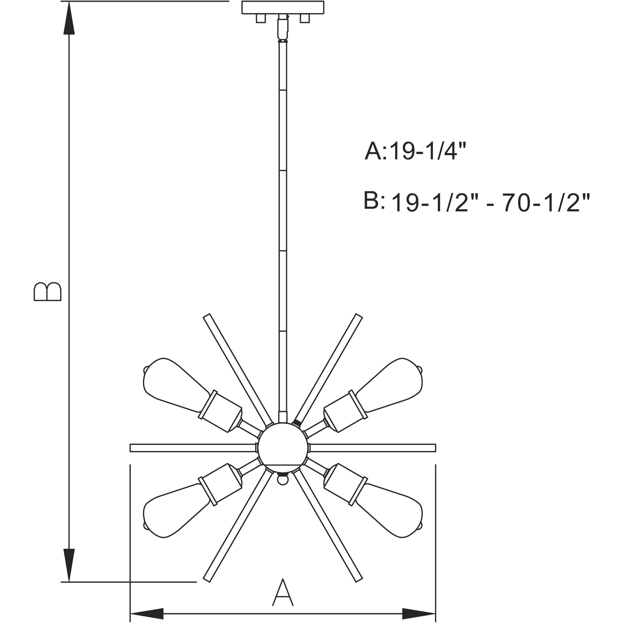 Estelle LED 19 inch Polished Nickel Pendant Ceiling Light