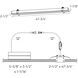 Boulevard White Recessed, Linear