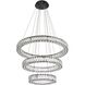 Monroe 3 Light 32 inch Black Chandelier Ceiling Light