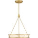 Velaris LED 24 inch Legacy Brass Pendant Ceiling Light