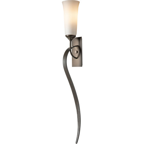 Sweeping Taper 1 Light 4.8 inch Dark Smoke ADA Sconce Wall Light in Incandescent