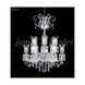 Venetian 12 Light 32 inch Silver Crystal Chandelier Ceiling Light