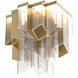 Rowland LED 19.75 inch Titanium Gold Flush Mount Ceiling Light
