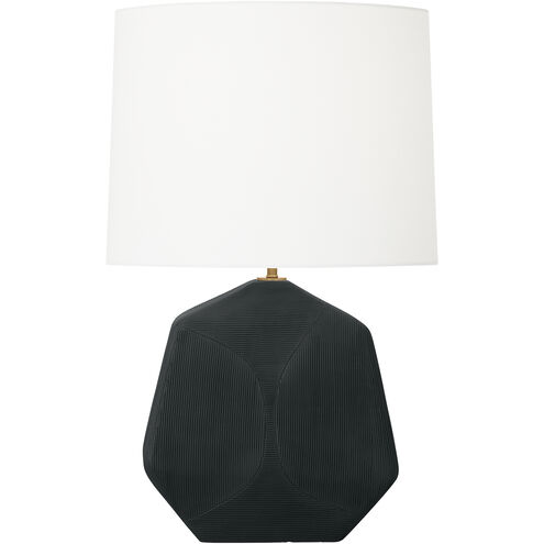 Hable Tallulah 25 inch 9.00 watt Rough Black Ceramic Table Lamp Portable Light
