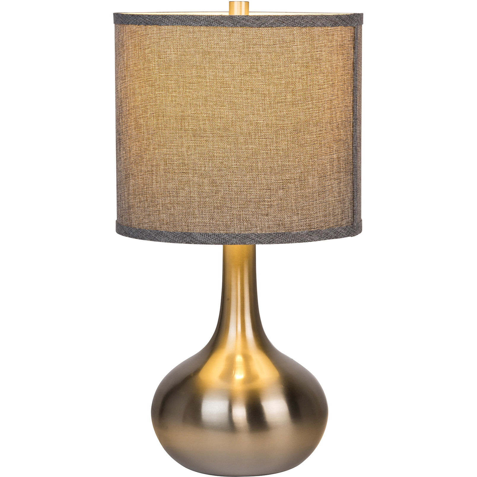 Bejamin 24.5 inch 100 watt Brushed Polished Nickel Table Lamp Portable Light