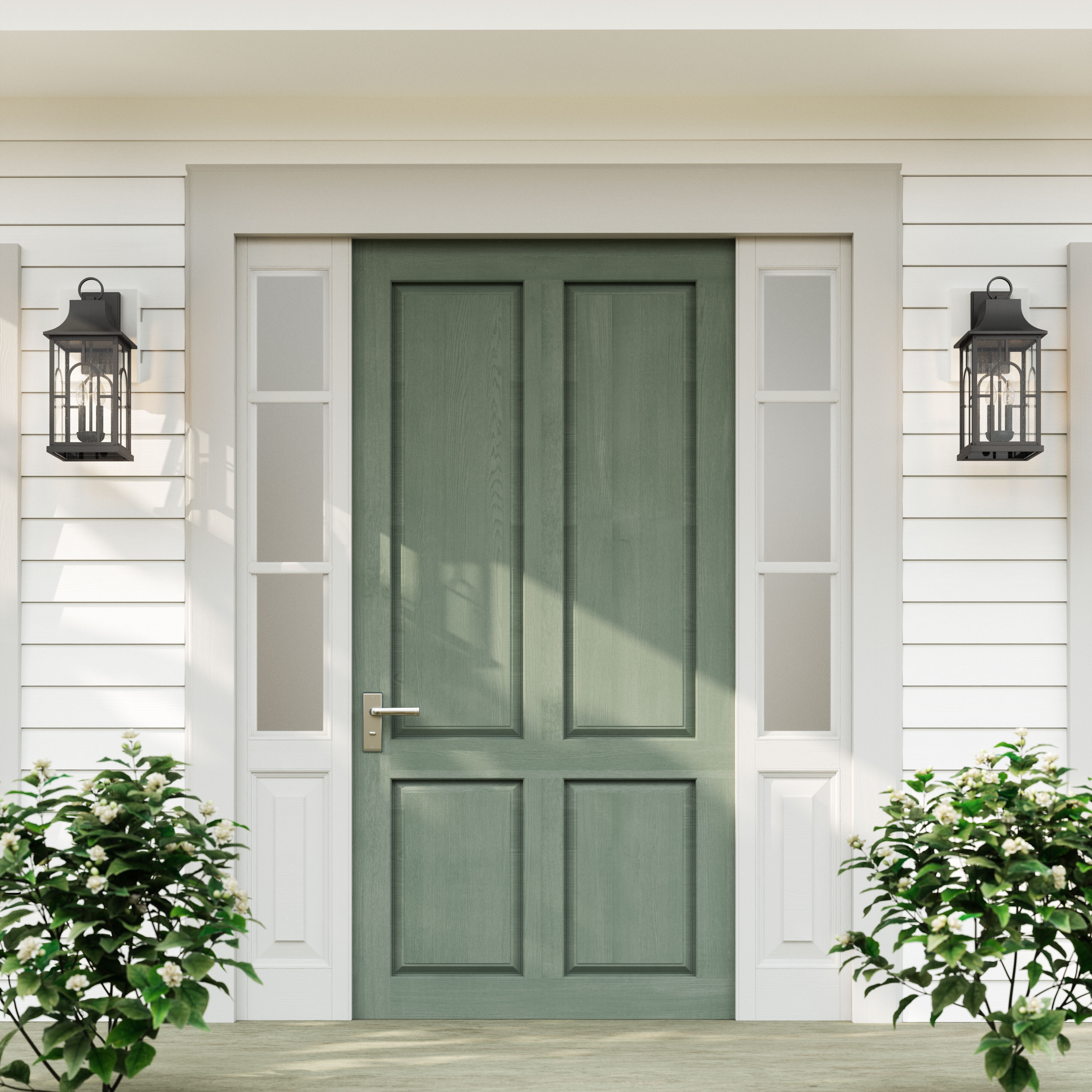 Triumph 2 Light 21 inch Textured Black Outdoor Wall Sconce