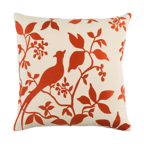 Kingdom 18 X 18 inch Cream Pillow Kit, Square