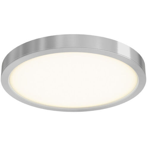 Delta LED 18 inch Satin Nickel Flushmount Ceiling Light, Indoor/Outdoor