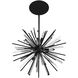 Palisades Ave. 6 Light 24 inch Black Chandelier Ceiling Light