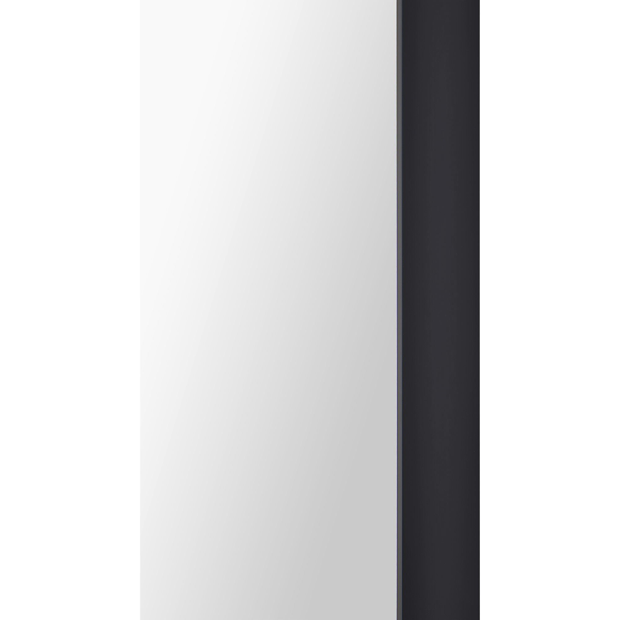 Glencoe 36 X 24 inch Matte Black and Clear Mirror