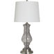 Cameron 32 inch 150.00 watt Smoke Grey Table Lamp Portable Light