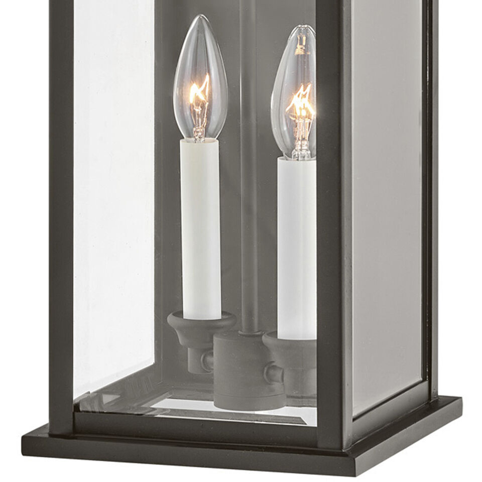 Estate Series Weymouth Outdoor Wall Mount Lantern in Oil Rubbed Bronze, Medium