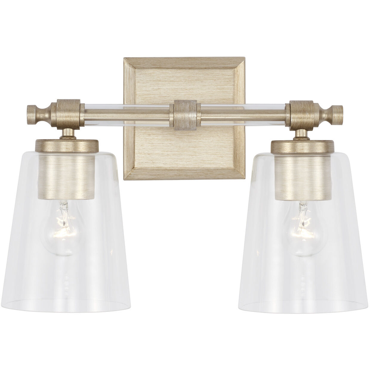 Breigh 2 Light 14 inch Brushed Champagne Vanity Light Wall Light