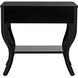 Weldon 30 X 28.5 inch Distressed Black Side Table