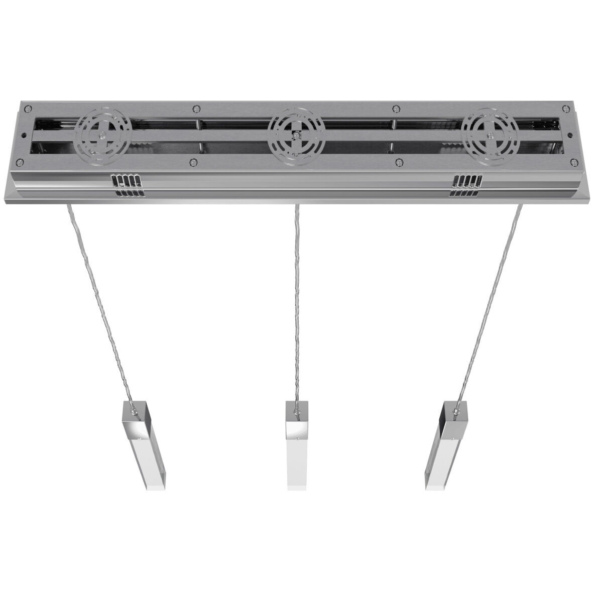 Original Glacier Avenue LED 7 inch Polished Chrome Multi Port Pendant Ceiling Light in Clear