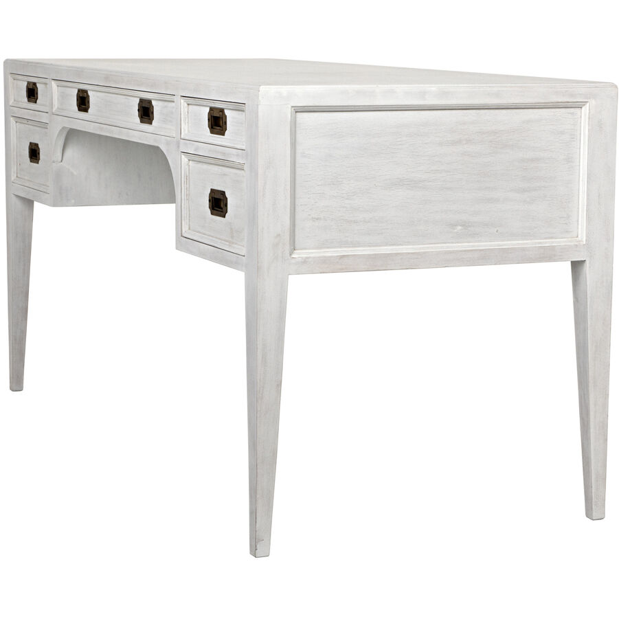 Africa 60 X 26 inch White Wash Desk