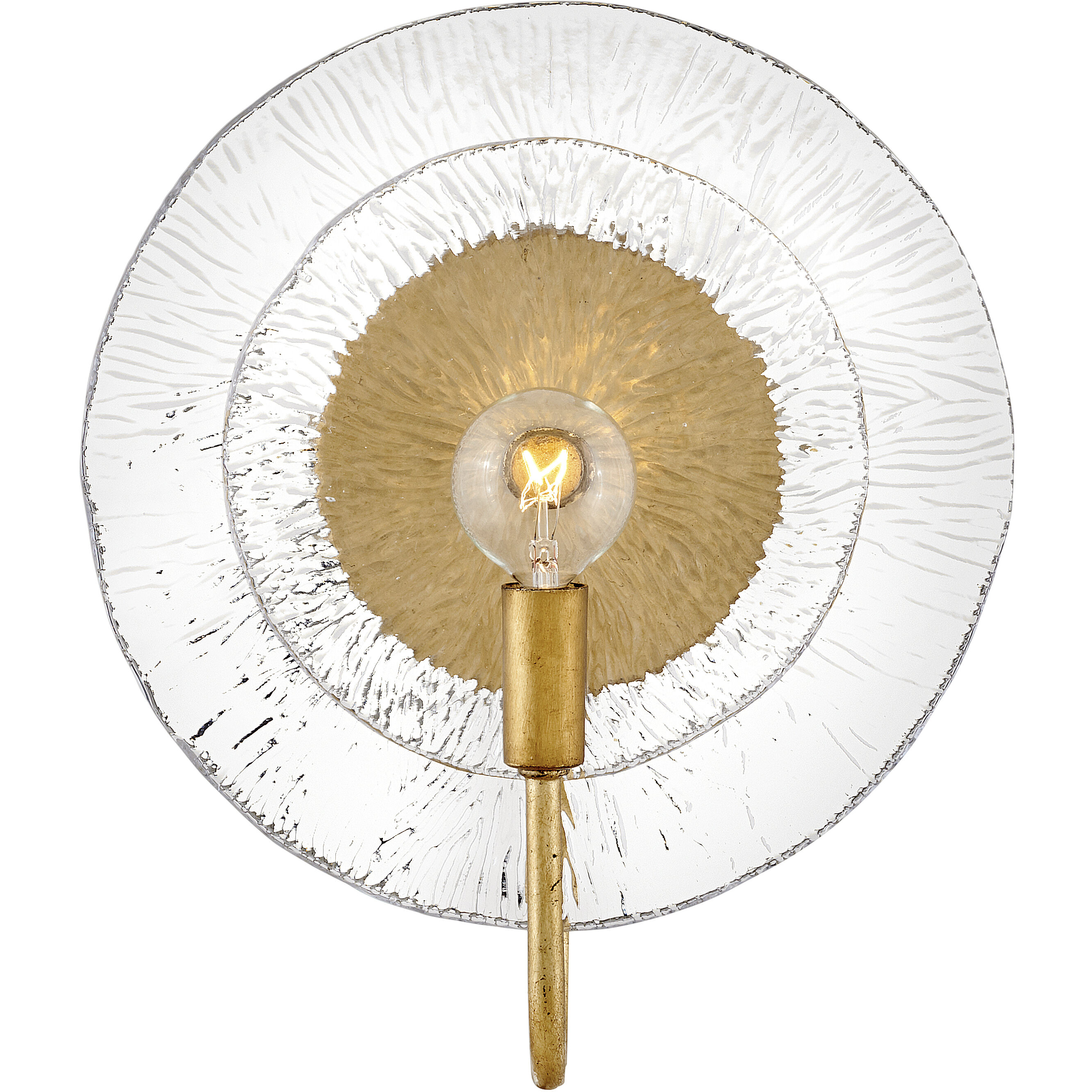 Rene LED 10 inch Distressed Brass ADA Sconce Wall Light