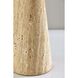 Travis 25.5 inch 150.00 watt Travertine Stone Table Lamp Portable Light