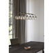 Lenora 10 Light 47 inch Dark Bronze Linear Chandelier Ceiling Light