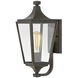 Jaymes LED 16 inch Oil Rubbed Bronze Outdoor Wall Mount Lantern, Small