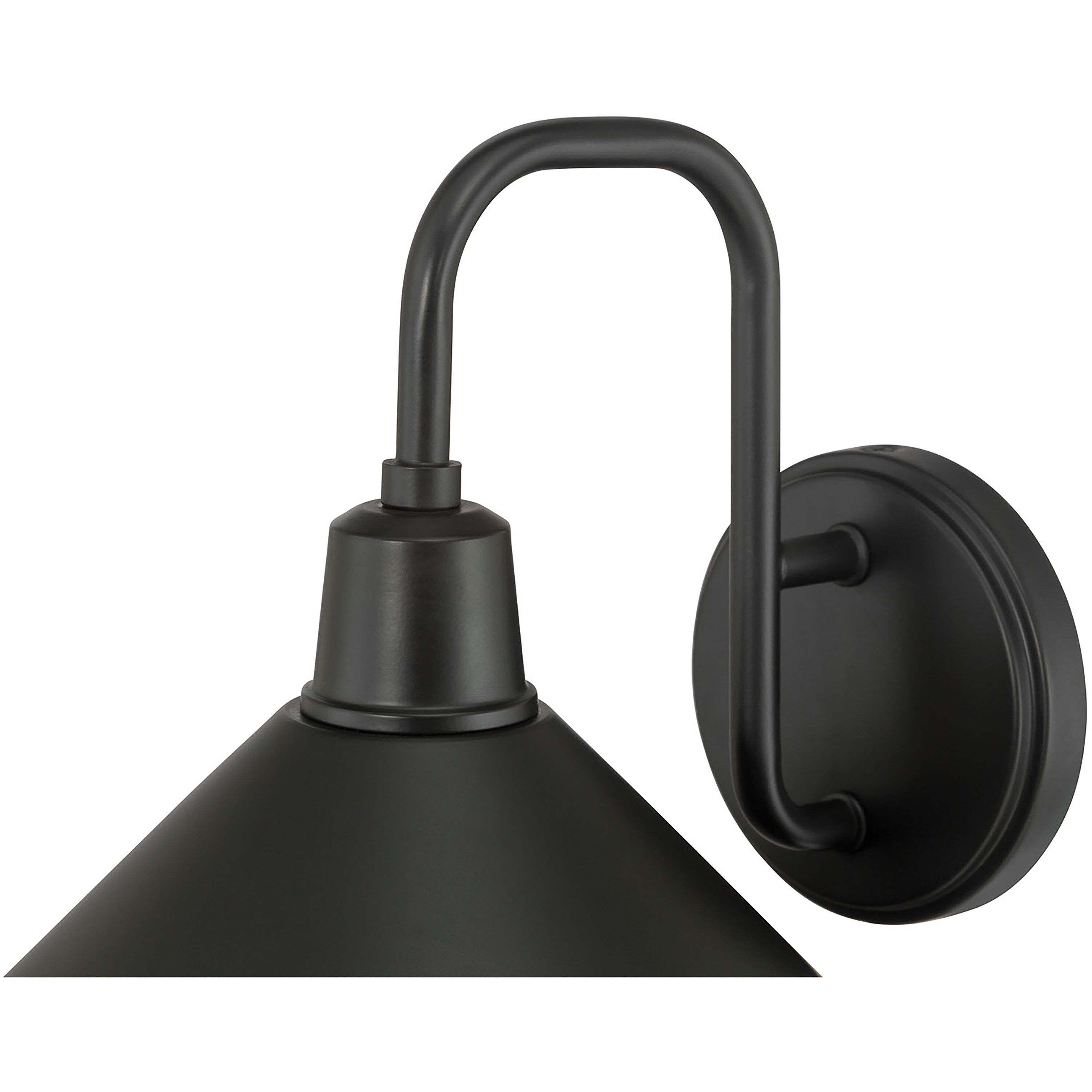 Vectra 1 Light 9.75 inch Powder Coated Black Outdoor Wall Sconce