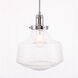 Lyle 1 Light 11 inch Chrome Pendant Ceiling Light