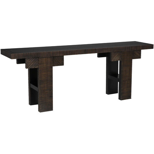 Nabu 82 X 17 inch Hand Rubbed Black Console