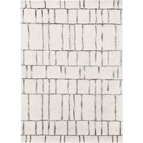 Laid Back Luxe 90 X 63 inch White/Ivory Rug in 5 x 7