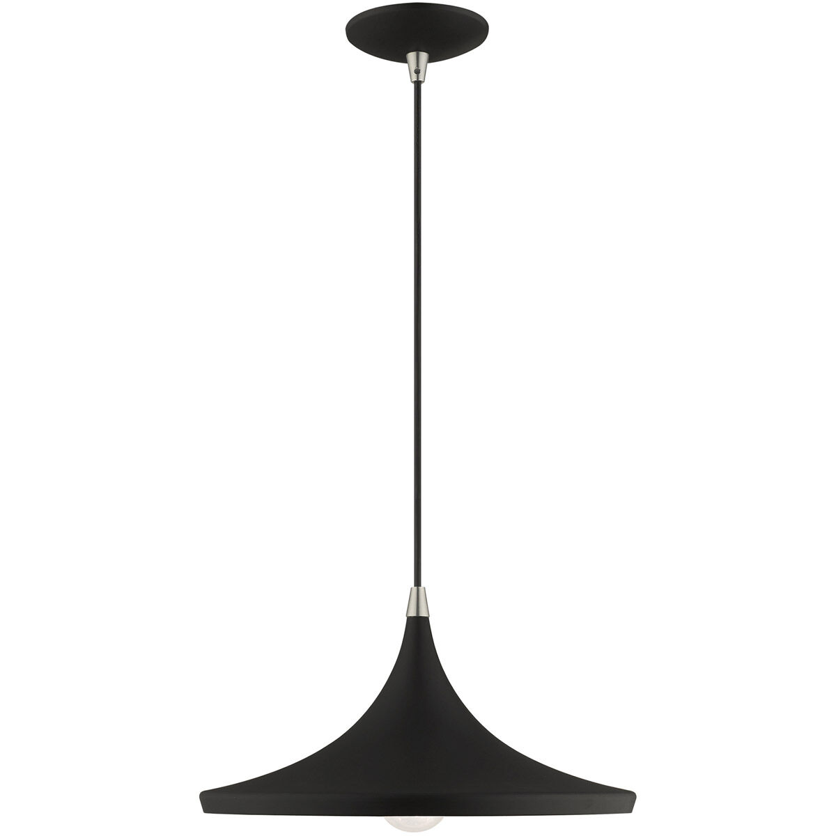 Allison 1 Light 14 inch Black Mini Pendant Ceiling Light